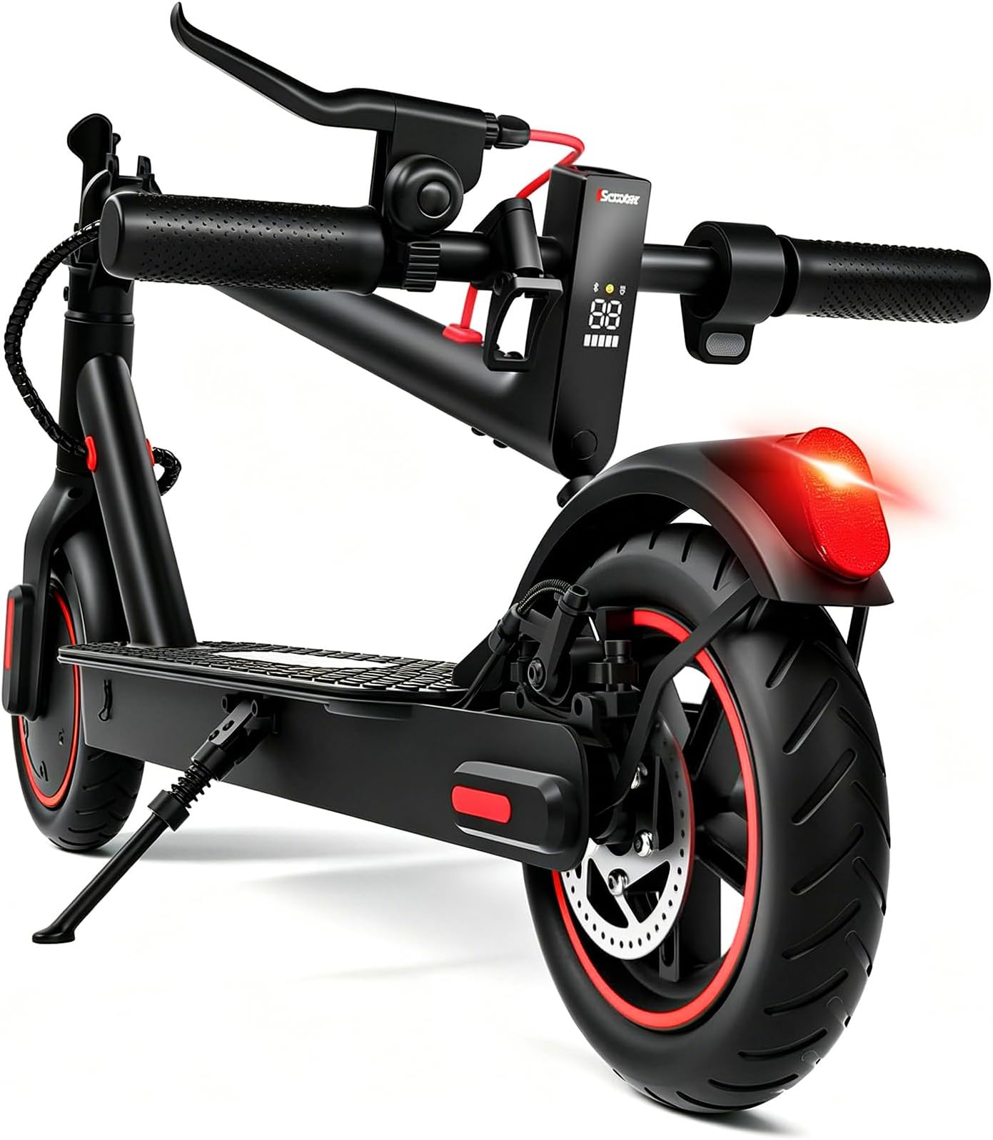 Electric Scooter Adults & Big Kids, Up to 18/15/12 Miles Range, 22/19/18 Mph Top Speed, Cruise Control, Dual Braking System, Smart App, Foldable E Scooter for Commuting & Campus Use