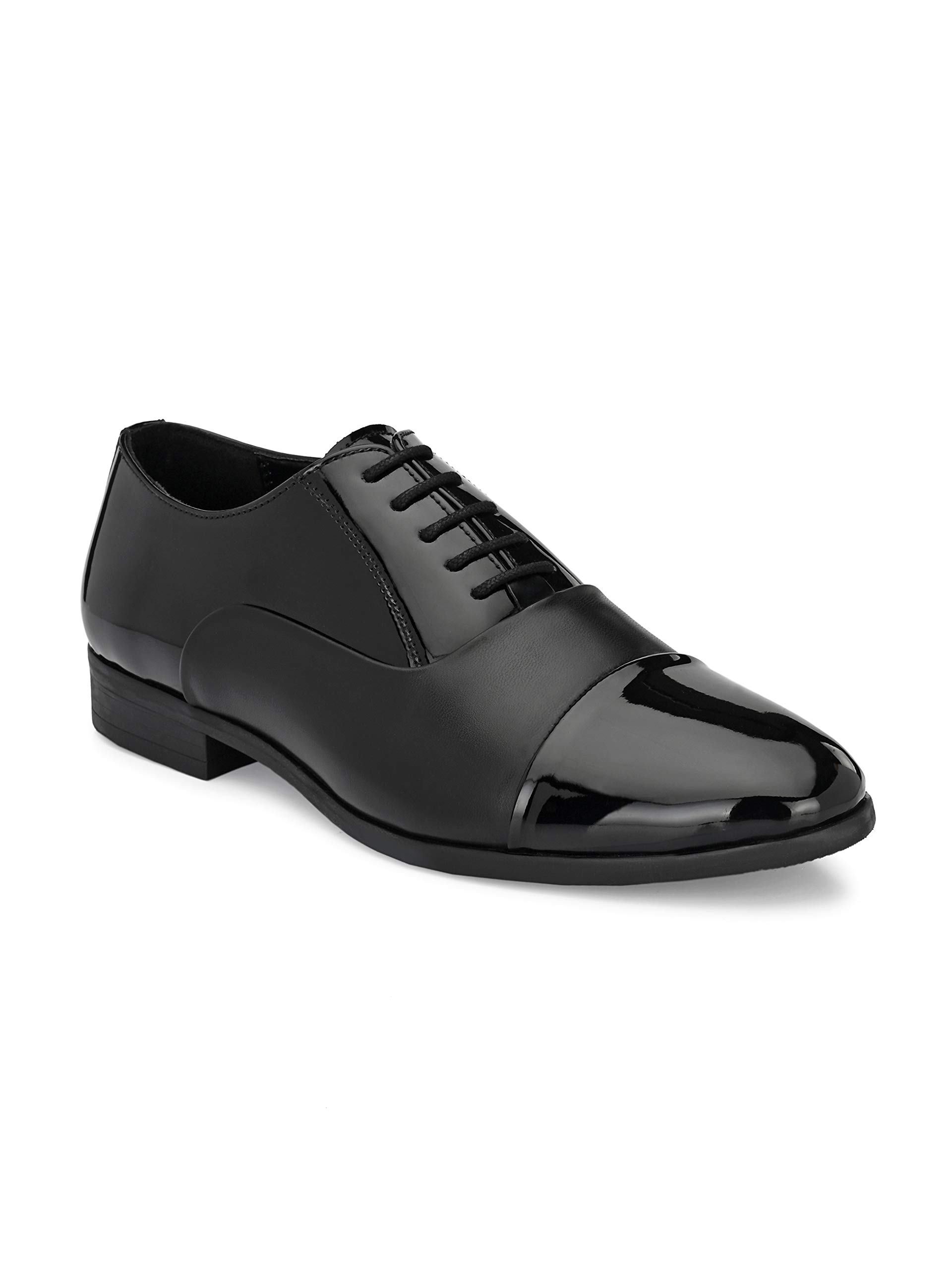San Frissco Mens Formal Shoes Round Toe with Textured TPR Sole/Comfortable Cushioned Footbed with Wrinkle Free Upper Shoes for Office, Party and Wedding/Comfortable Oxford Shoe - 11 (Black) (B0D6YKN63G) Amazon Price History, Amazon Price Tracker