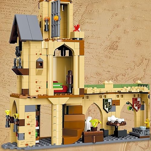 Miniatura 8 de MISINI M6015 Juego de bloques de construcción para patio mágico, 540 piezas MOC Creative Block Castle Tower Toy Kit, regalo STEM para niños, adultos
