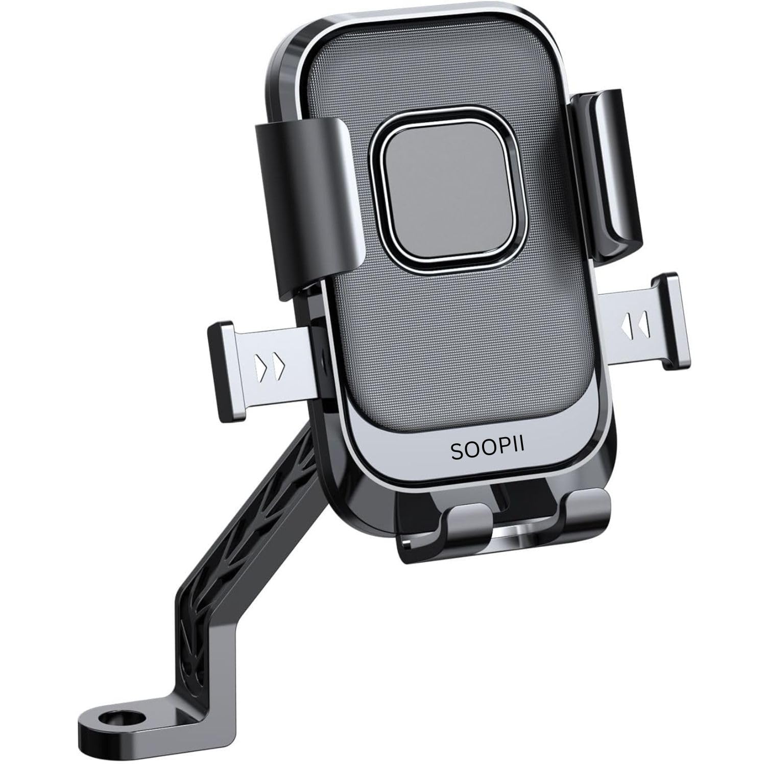 SOOPII Universal Bike Mobile Holder with One Click Locking | Anti-Slip and Adjustable Angle for Motorcycles, Bicycles, E-Bikes, Scooters, Shockproof & Heavy-Duty Mount for All Smartphones-image-5