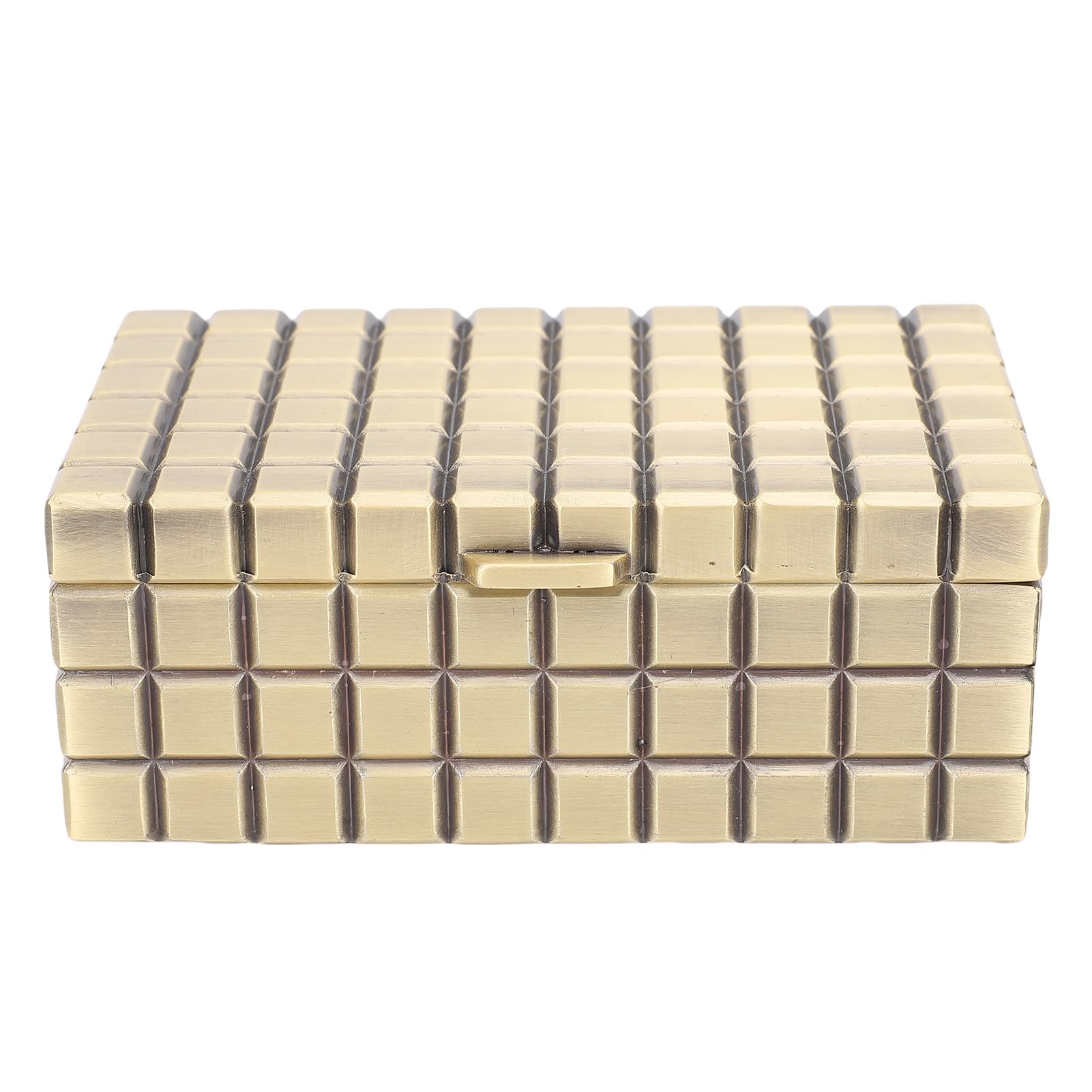 mingzhe Rectangular Jewelry Organizer Vintage Metal Box for Rings and