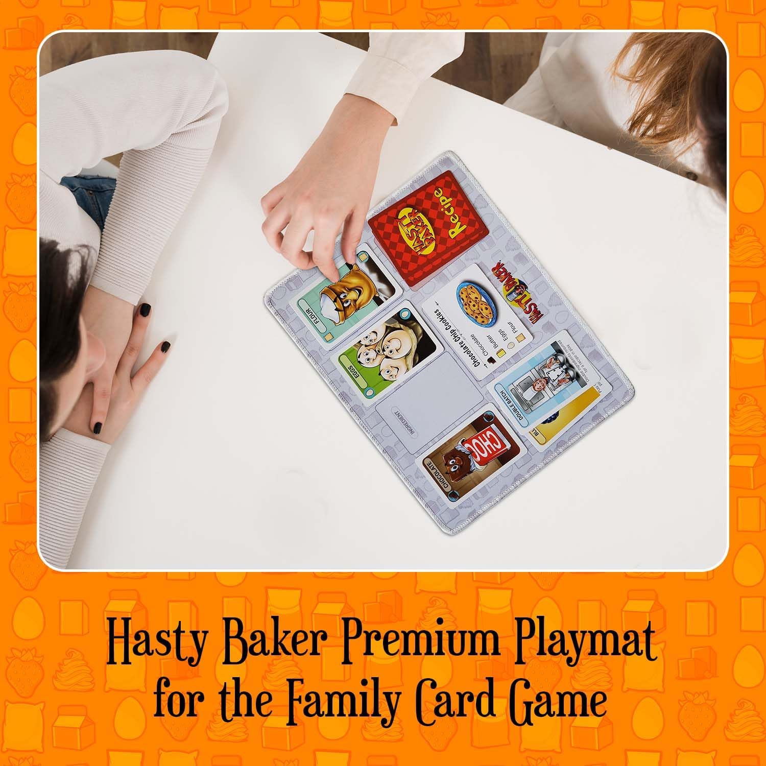 GoChuckle Hasty Baker Premium Playmat for The Family Card Game, 2-6 Players