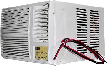 24V DC battery powered Window Air Conditioner 1/2-Ton Heat Pump 24V DC 6000 BTU/h