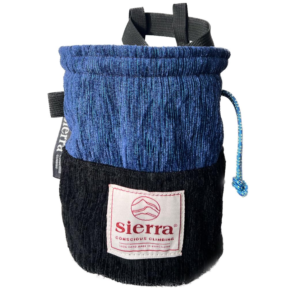 Sierra Conscious Climbing. Tube Matrix Blue Klettermagnetbrett | Bio-Baumwolle | mit verstellbarem Gürtel