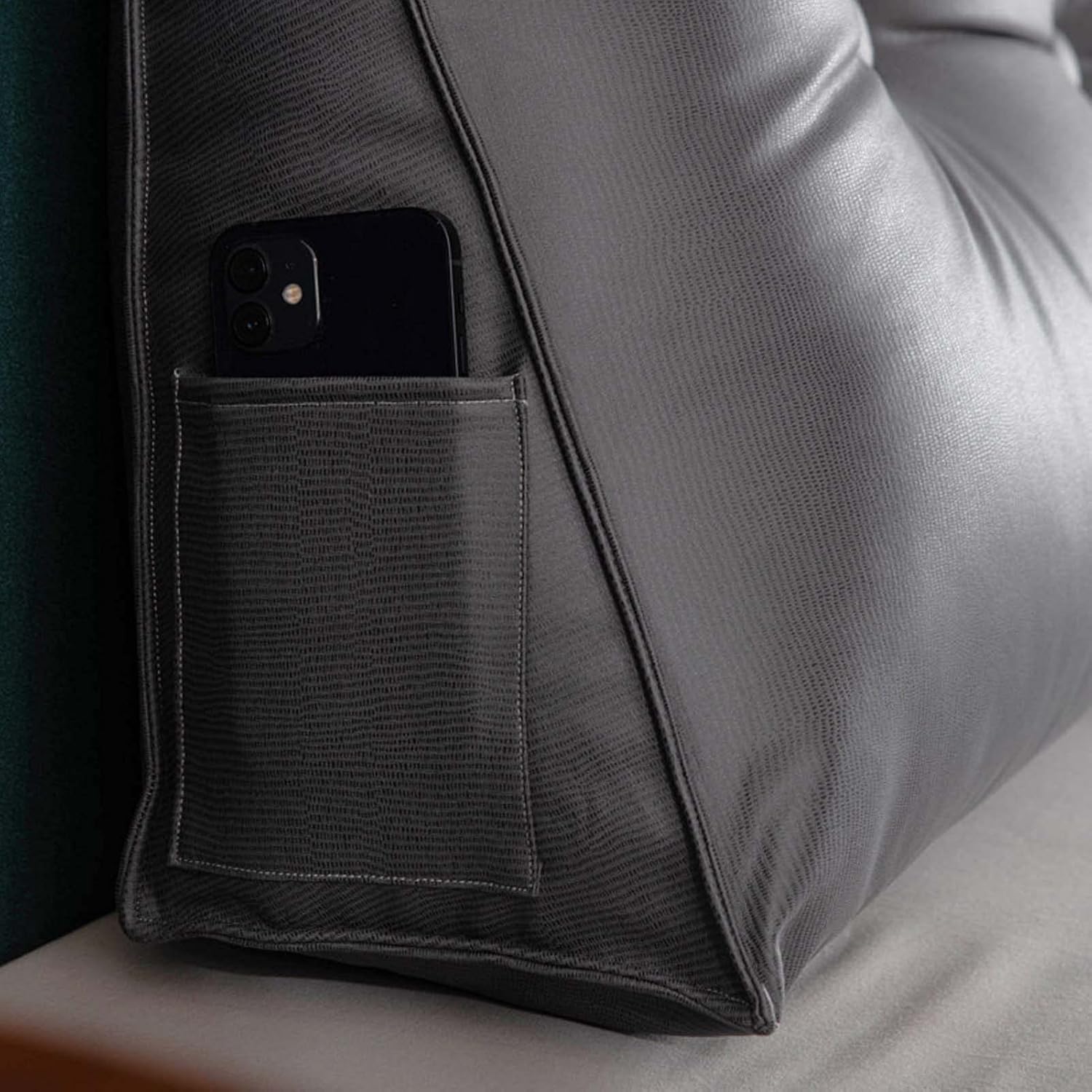 Wedge Pllow for Sleeping, Backrest for Sitting in Bed Extra Large, Triangular Reading Pillow Cover, Positioning Back Support Bolster, Body Throw Pillows, for Bed Sofa Couch 20x8x20in