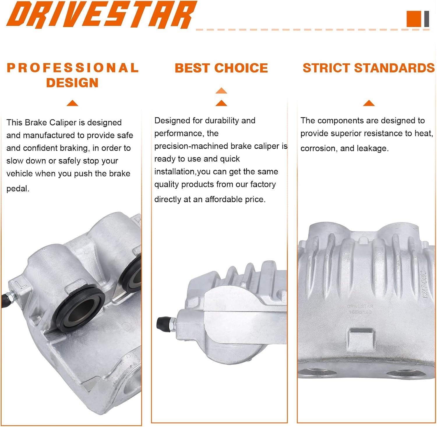 DRIVESTAR 18B5123 Right Front Brake Caliper for Ford 2003 2004 Mustang, Disc Brake Caliper Front