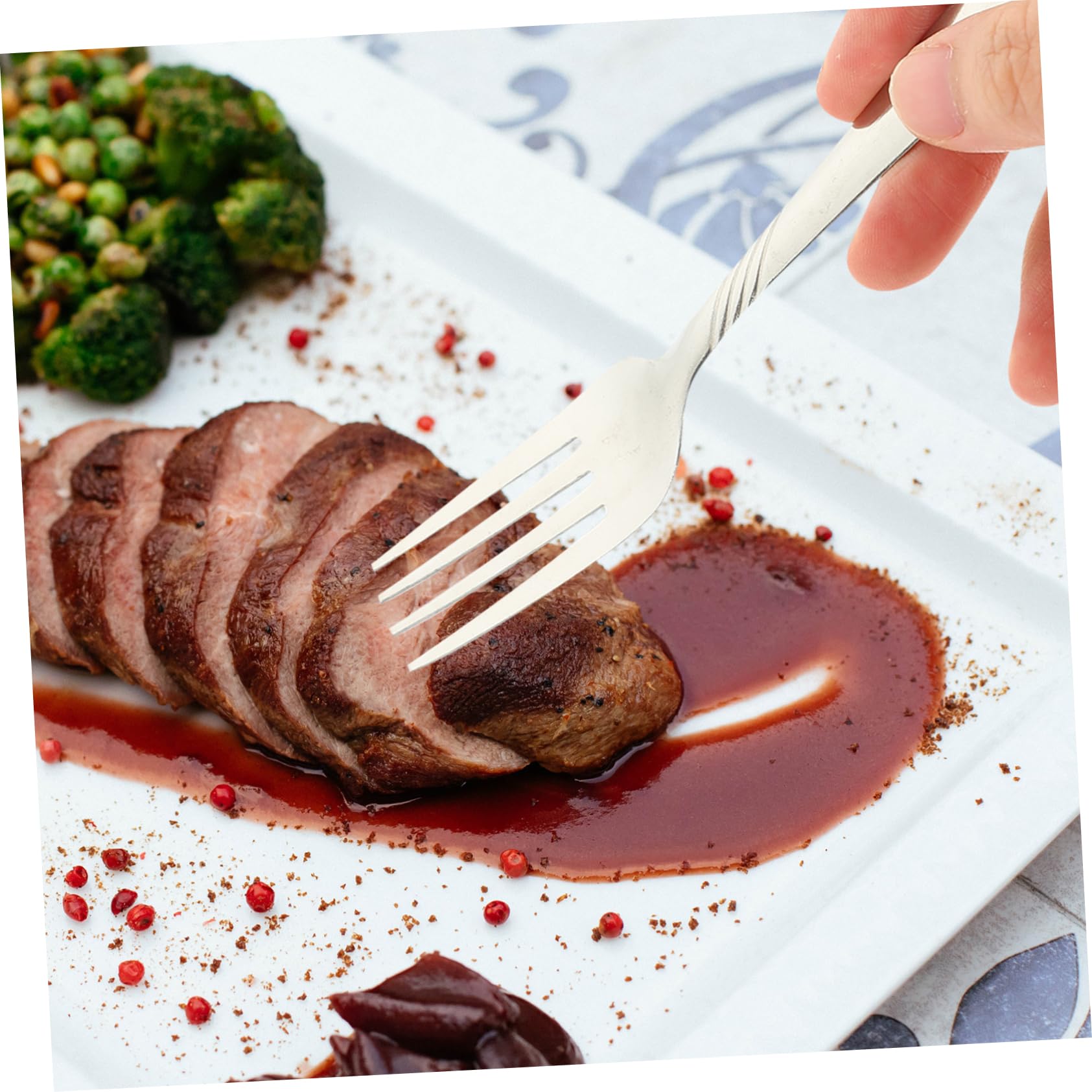 Reusable Stainless Steel Fork, Portable Flatware for Home, Office, or Travel Use