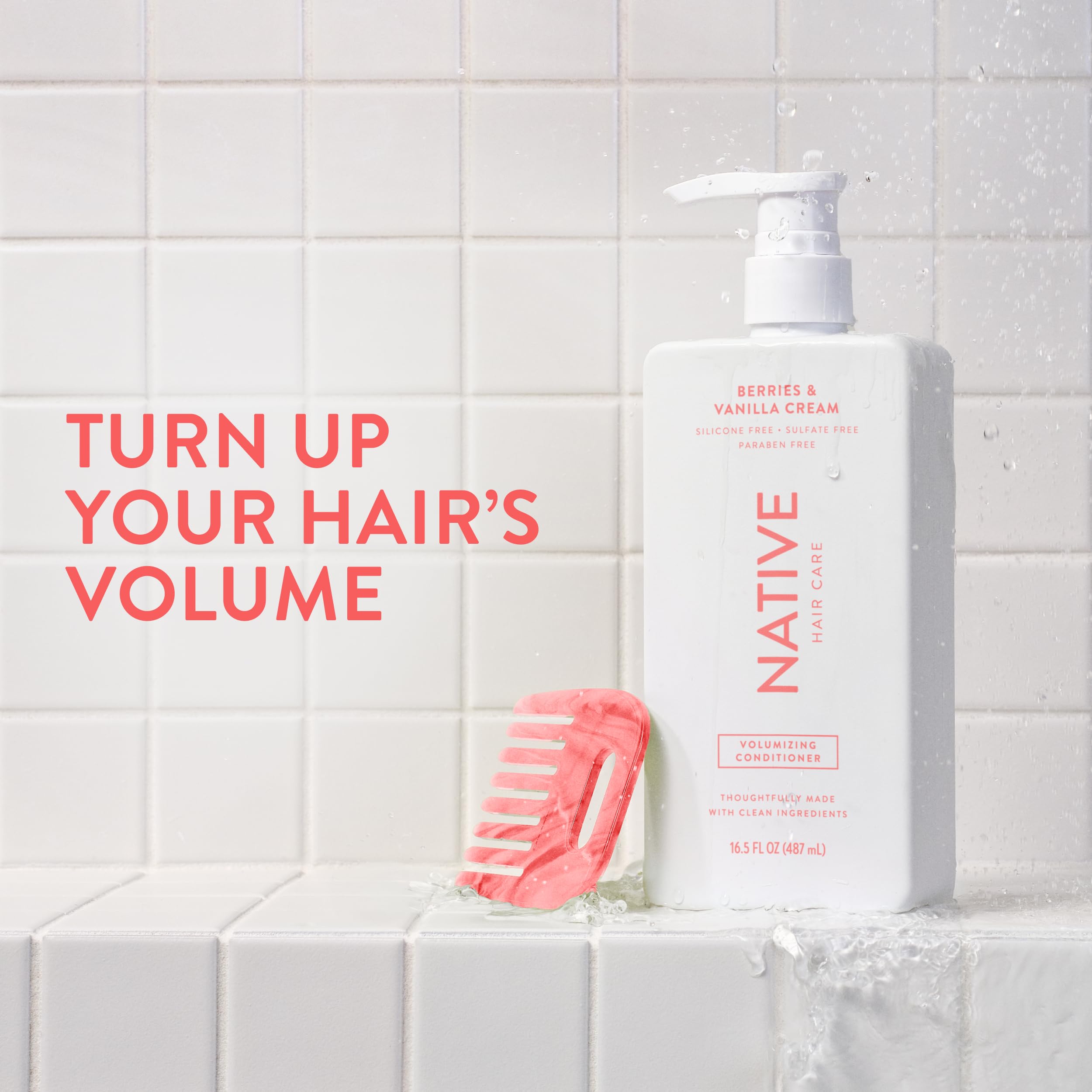 Native Volumizing Conditioner Berries & Vanilla Cream 16.5 fl Oz. | B0DXH4ZJN4 - 3