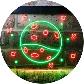 ADVPRO Mars Planet Galaxy Space Kid Room Dual Color LED Neon Sign Green & Red 24 x 16 Inches st6s64-i3702-gr