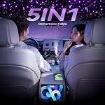 Retractable Car Charger with Starlight and Car Diffuser, 5 in 1 Type C Retractable Car Charger, 69W USB C Fast Charge Car Phone Charger, Smart Automobile Air Freshener for iPhone 17 16 15 14 Android