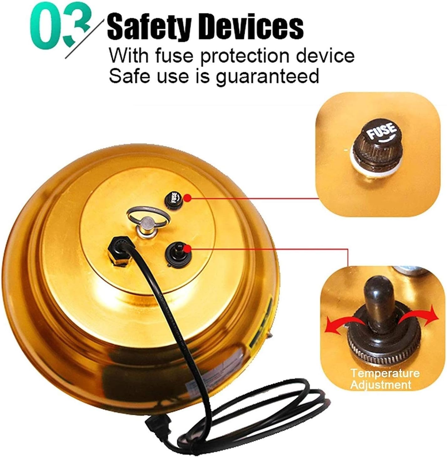 Chick Heat Lamp with Ceramic Bulb Holder Safe to Use Ceramic Heat Lamp Guard Fast Heating and High Efficiency Suitable for All Types of Pets (2pcs)