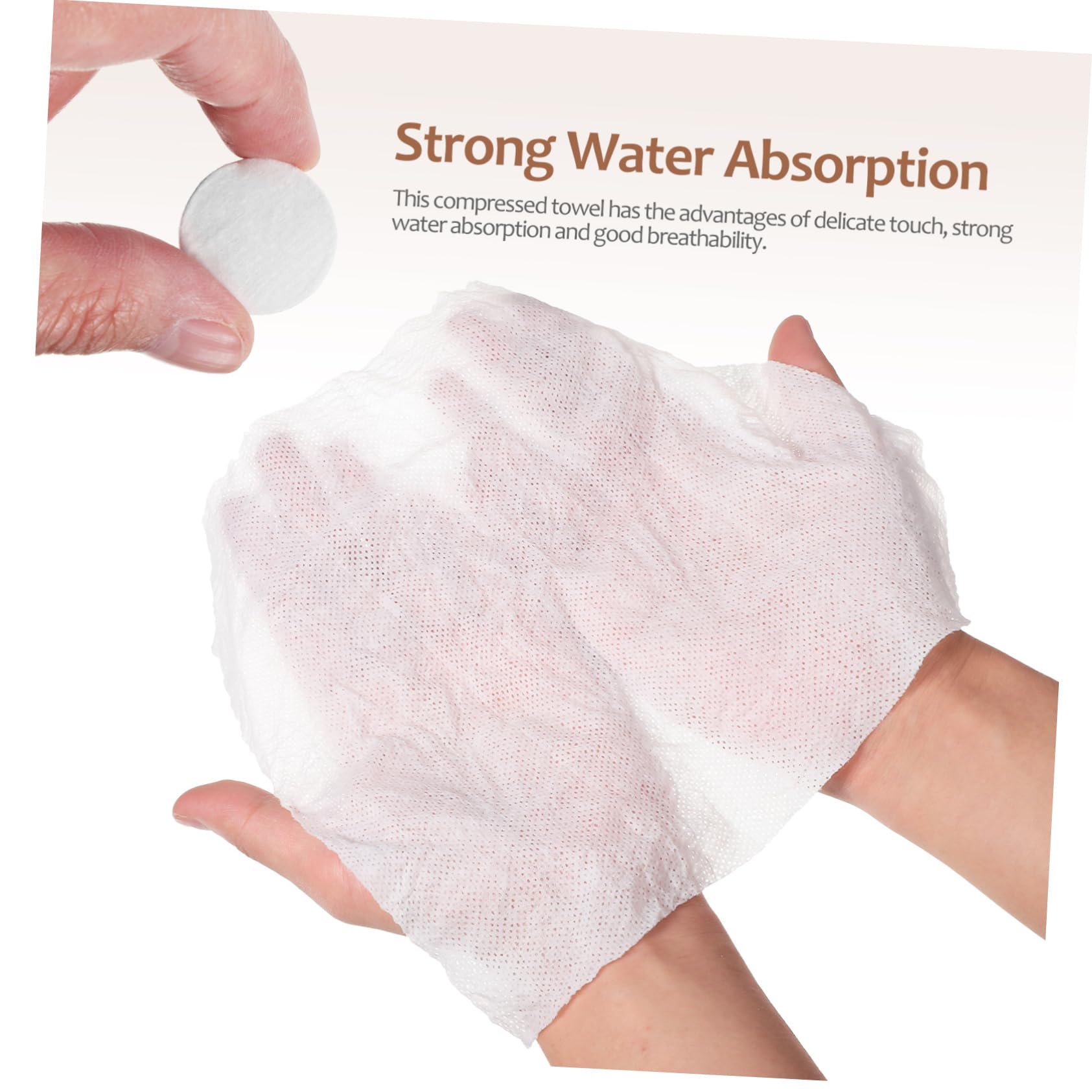 DEARMAMY Compressed Towel Tablets Mini Coin Tissue Disposable Face Towels Quick Absorbent Compact Travel Outdoor Sports Home Use - Image 4