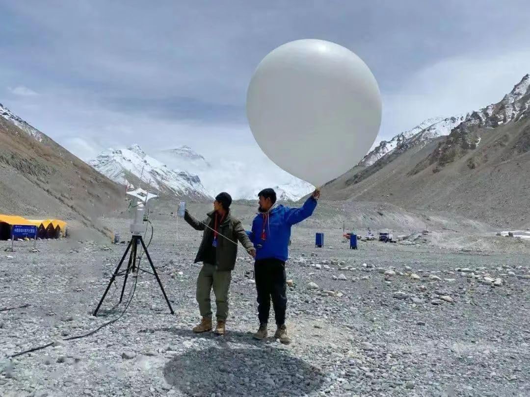 Professional Weather Balloon For Meteorological Investigation Aerial Video Holiday Party Decoration Entertainment Toys Huge Balloons (200 inch/500g)