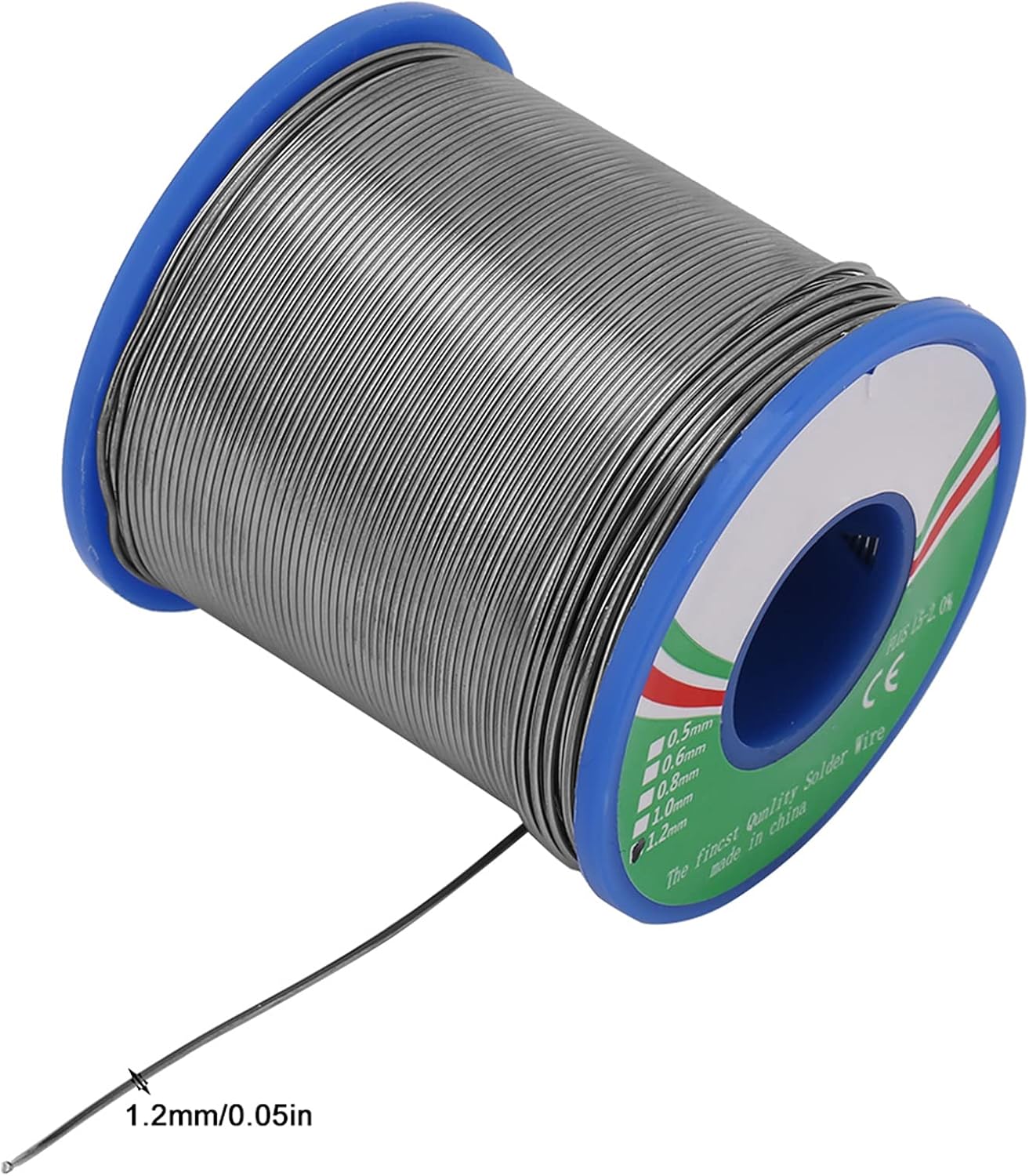Garosa Solder Wire Roll 60/40 Rosin Core Soldering Wire for Electronics Electric Iron Soldering Reel 1.2mm Diameter