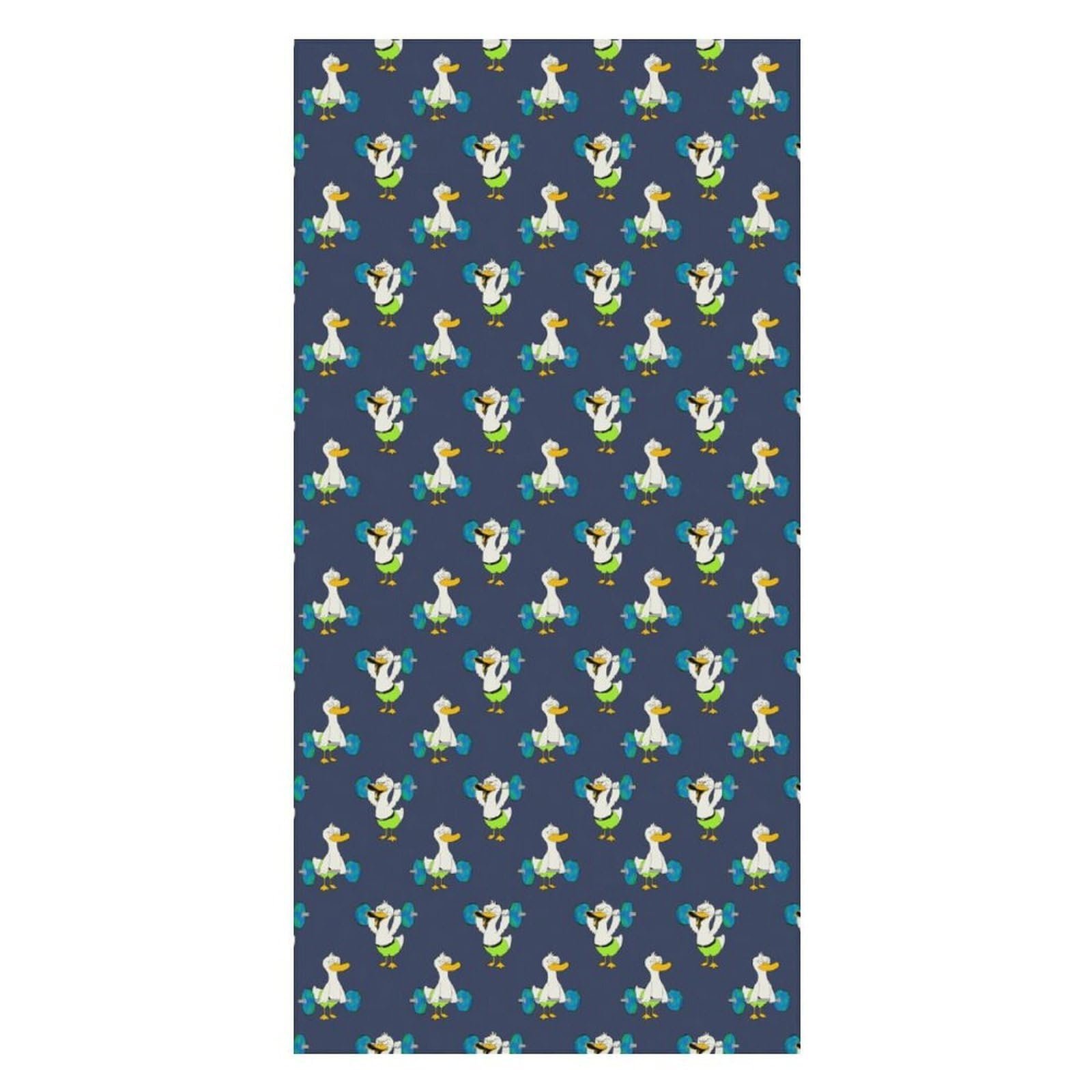 Anceky Bath Towel Quick-Dry Large Duck Weightlifting Beach Towels Soft Absorbent Bath Towel for Travel Swimming Gym 31 X 63 in