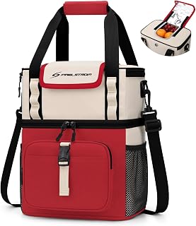 Maelstrom Lunch Box for Women, 20L Insulated Lunch Bag Men, Leakproof Double Deck Cooler Bag, Soft Lunch Cooler with Quick Access Flip-Top Lid for Work, Beach,Travel, Camping