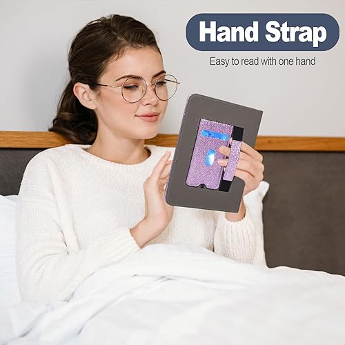 Miniatura 4 de Caweet Funda para Nook GlowLight 4 Plus de 7.8 pulgadas versión 2023, funda protectora plegable de piel sintética de alta calidad con ranura para