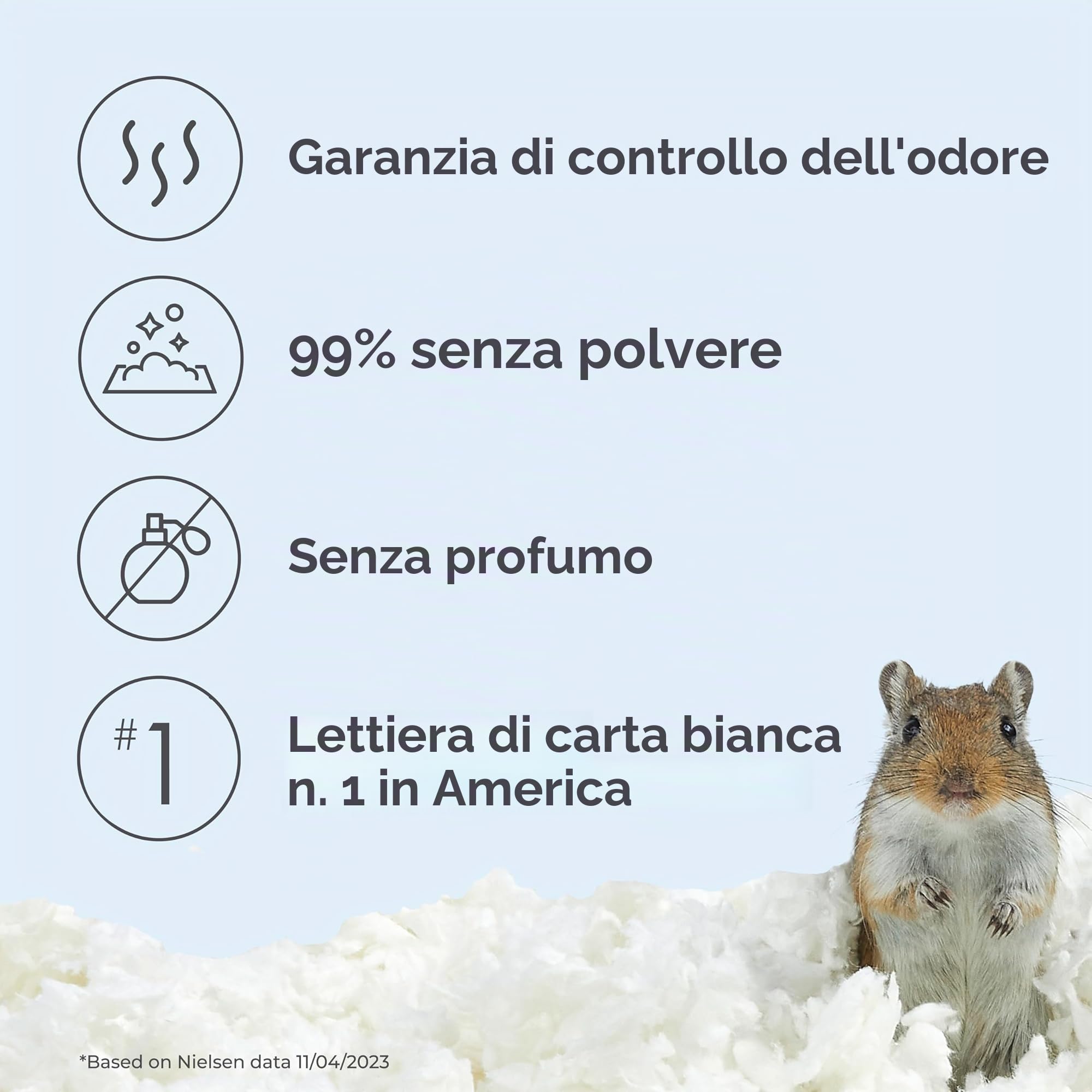 KAYTEE Superpet | Lettiera Clean & Cozy per Piccoli Animali/roditori/criceti | Bianco | 99,9% priva di Polvere | Controllo degli odori | 49,2 Litri