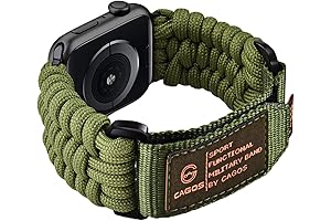 CAGOS Compatible Remove Before Flight Apple Watch Band