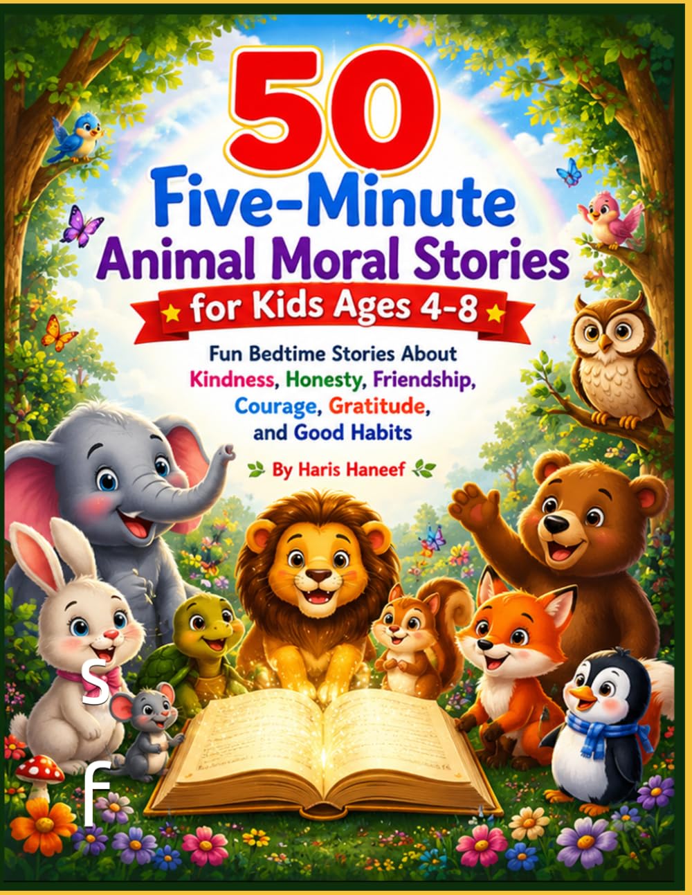 50 Five-Minute Animal Moral Stories for Kids Ages 4–8: Fun Bedtime Stories About Kindness, Honesty, Friendship, Courage, Gratitude, and Good Habits (Little Animal Moral Stories Series)