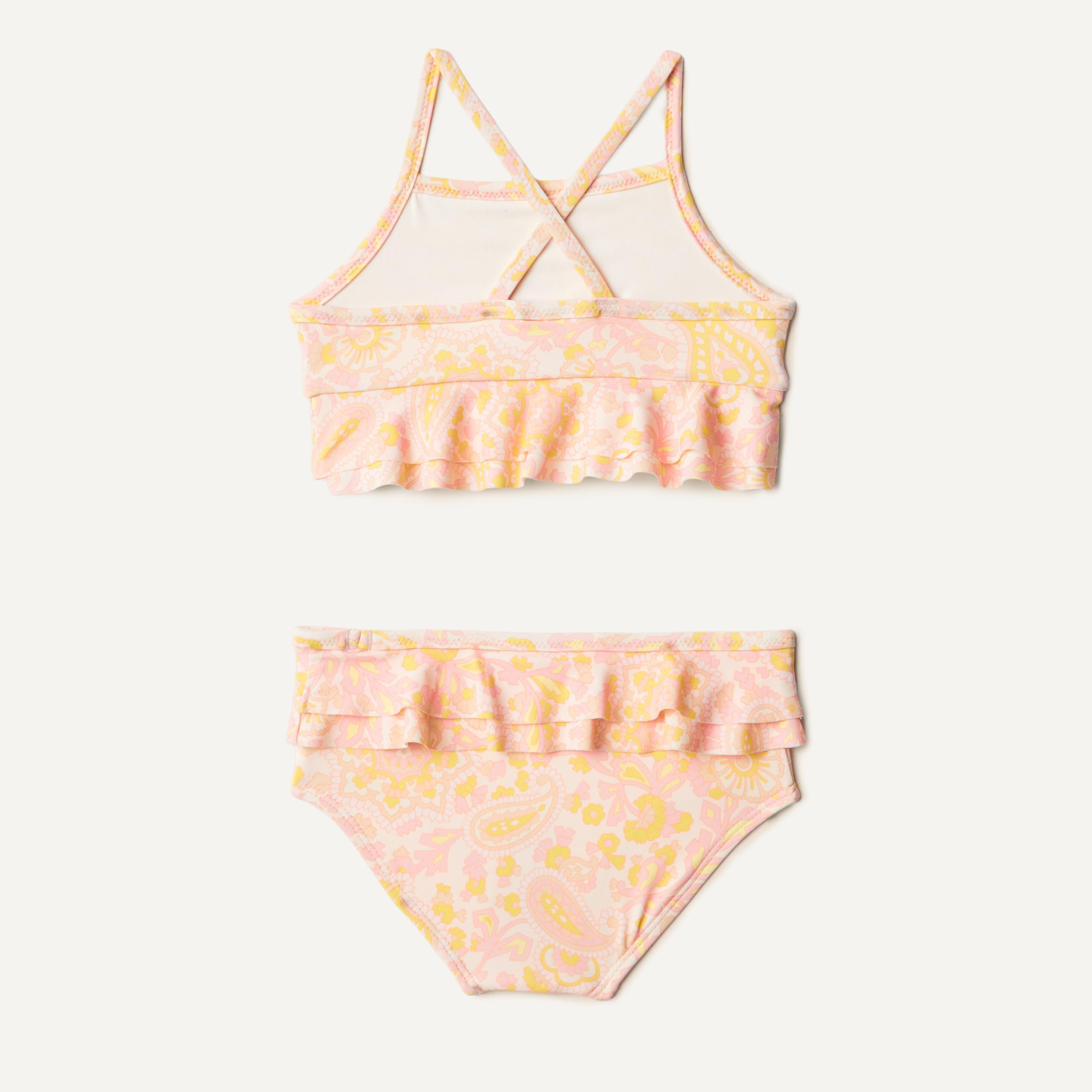 Amazon Essentials x Sofia Grainge Baby - Mädchen Zweiteiliger Badeanzug mit gekreuzten Trägern