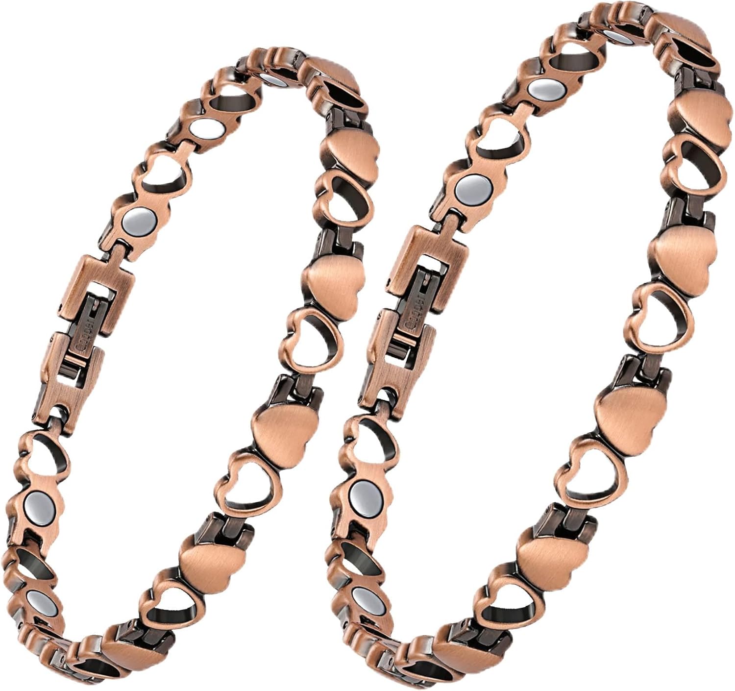 Feraco Copper Bracelet & Anklet for Women Solid Copper Magnetic Bracelets & Anklet