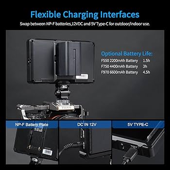 Amazon.com : FEELWORLD FW568 PRO 6 Inch 1200nit High Bright