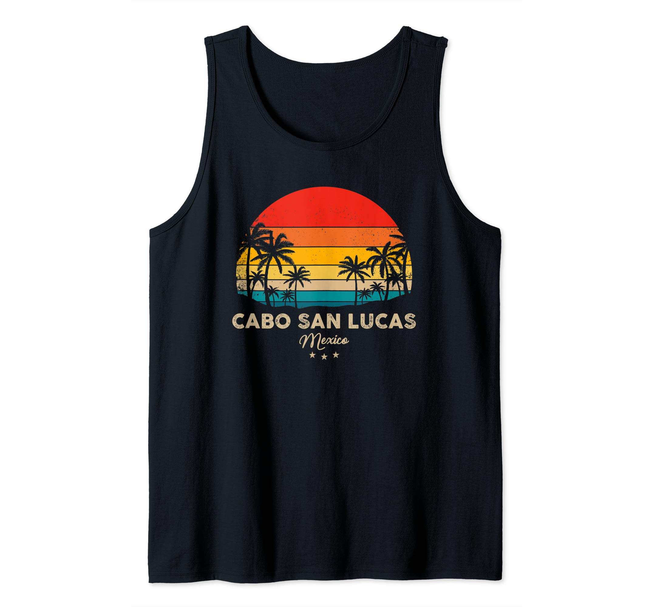 Cabo San Lucas Colorful TeesCabo San Lucas Souvenir - Mexico Sunset Tank TopOEKO-TEX STANDARD 100