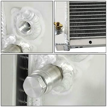 3 Row All Aluminum Radiator & Fan Shroud compatible with 1970-1981 Chevy Camaro/1978-1987 Monte Carlo