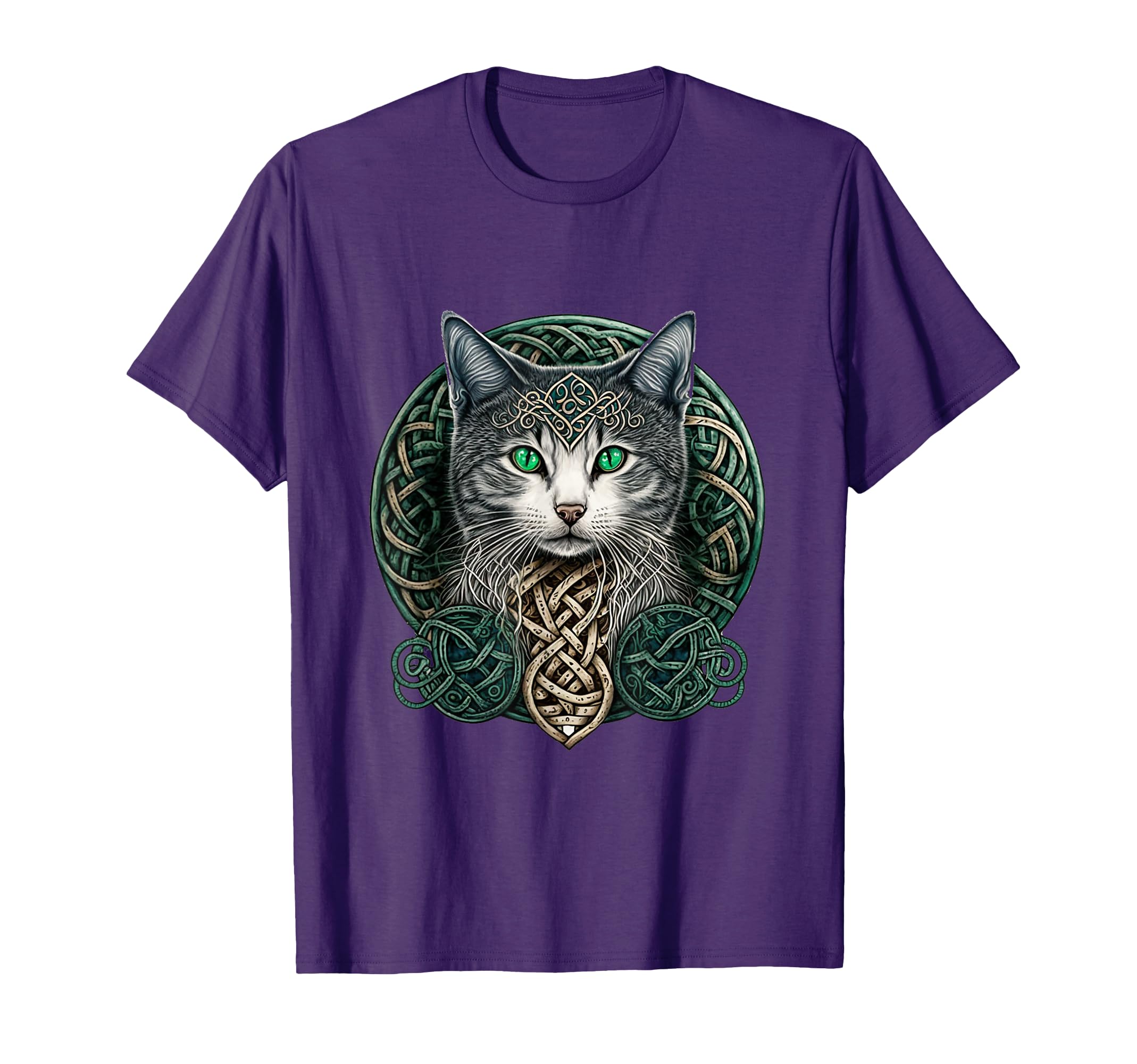 Celtic Cat | Scottish | Celtic Knots | Wiccan | Pagan Witch T-Shirt