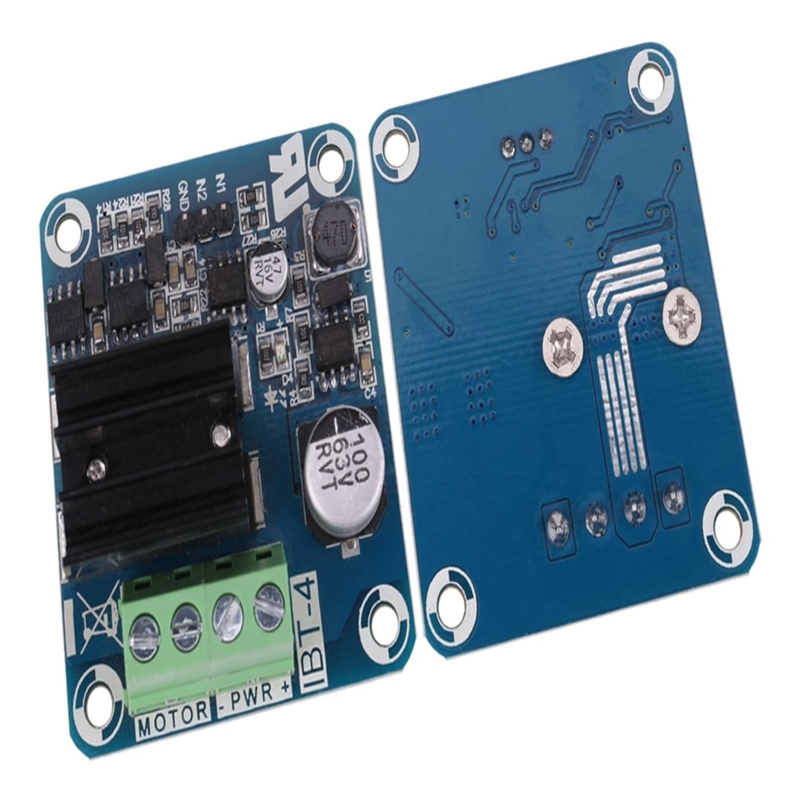 Módulo de accionamiento de puente H Controlador de motor de alta corriente de 50 A for rotación hacia adelante y atrás con aislamiento PWM Compatible con fuente de alimentación de 3,3 V a 12 V