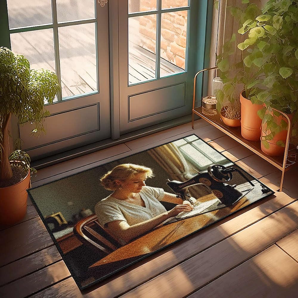 Paillasson extérieur grand format 65x90 pour l'automne