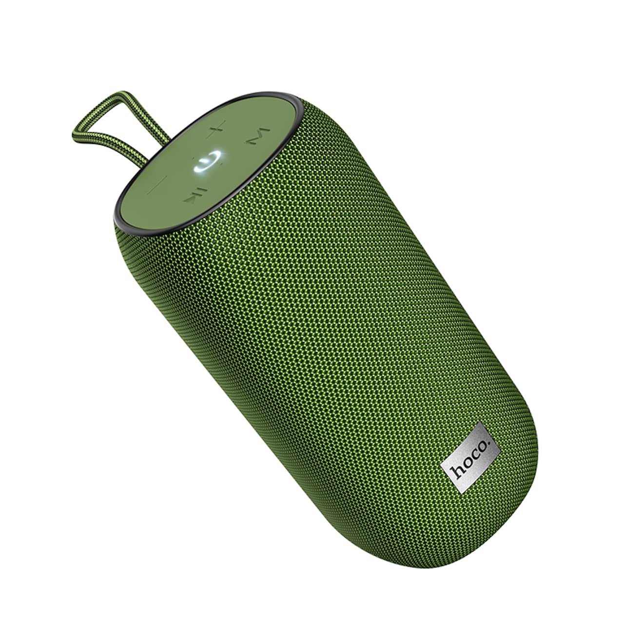 Hoco HC10 - Sonar Sports Wireless Speaker, Bluetooth V5.0, Battery Capacity: 1200mAh, Music Time Up To: 3 Hours, Support Bluetooth, FM, TF card, U disk, TWS - Army Green