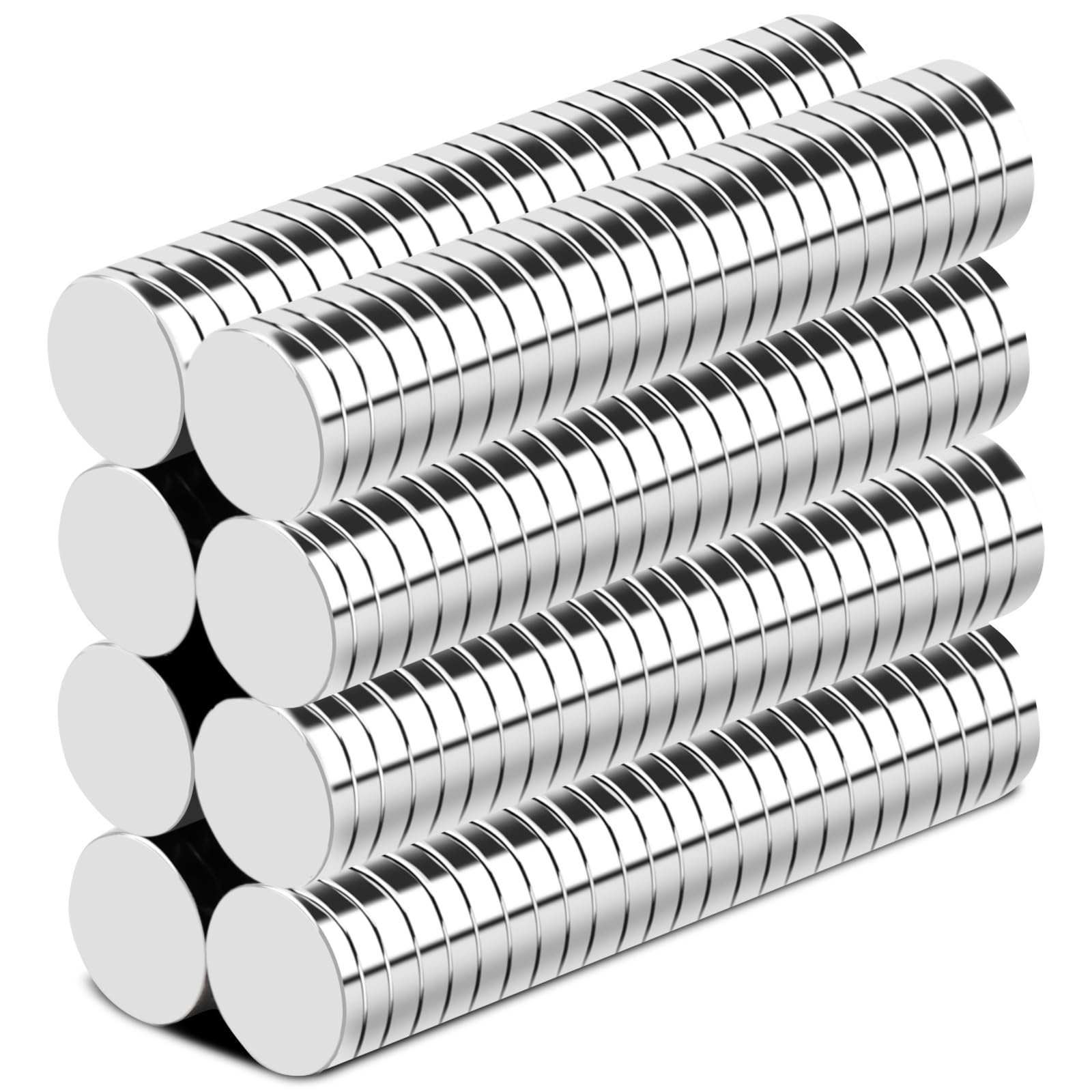 100 Stuks Mini Magneten 2x1 Mm – Sterke Neodymium Magneten – Rond – Voor Ambachten, Whiteboard, Koelkast En DIY-projecten