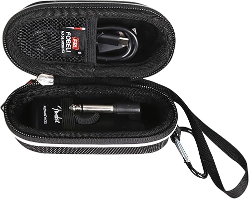 Estuche de transporte EVA compatible con amplificador de auriculares Fender Mustang, bolsa de almacenamiento dura (solo estuche)