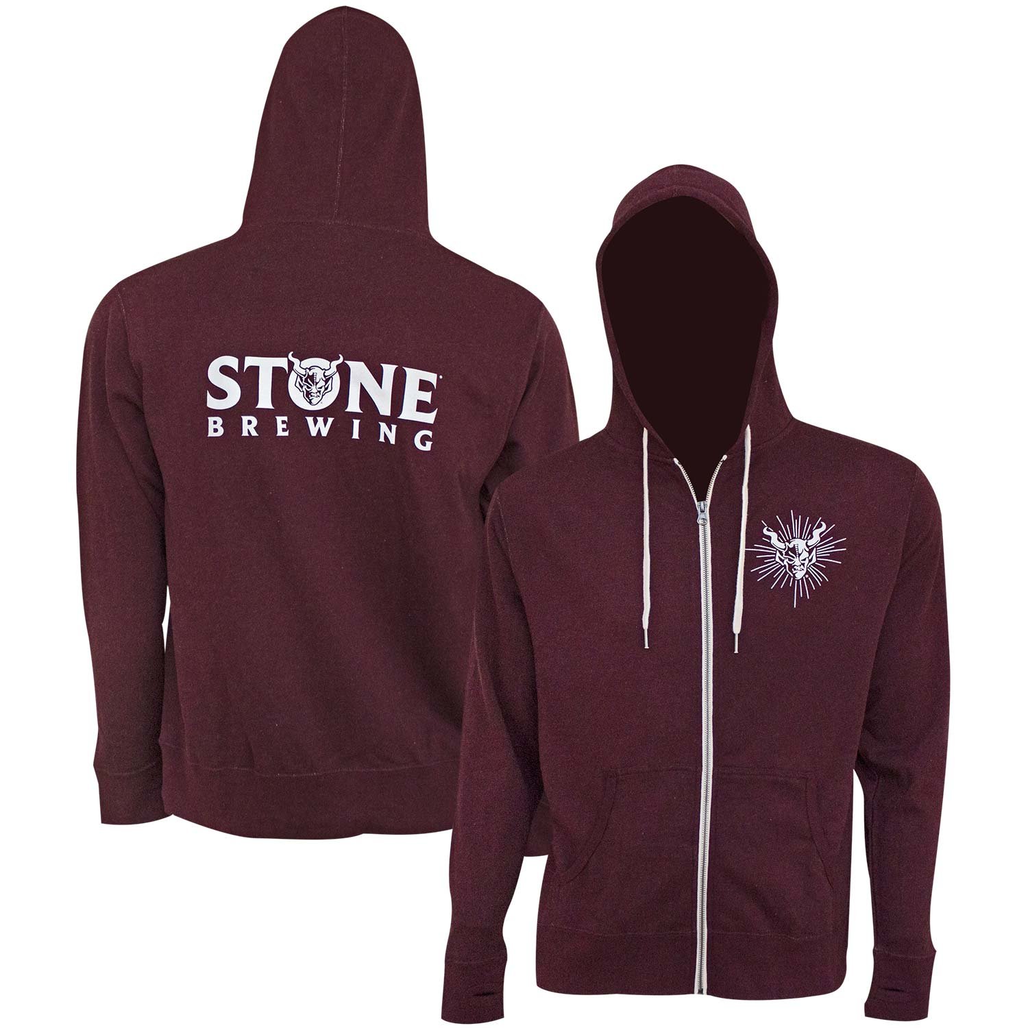 Stone Brewing Text Logo Men's Sweatshirt Hoodie