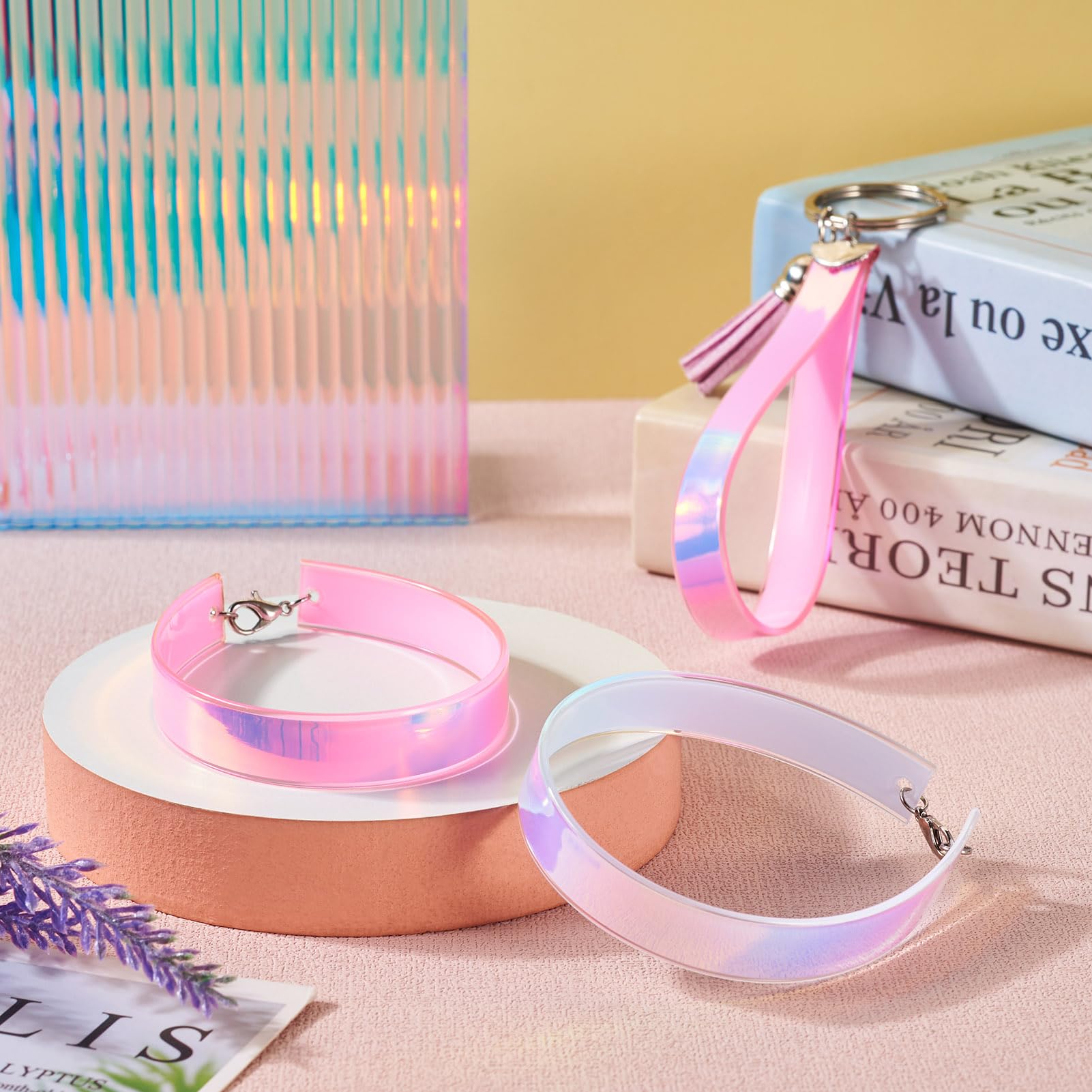 Amazon.com: FASHEWELRY 5.47 Yards Holographic PVC Ribbons 1/2 inch
