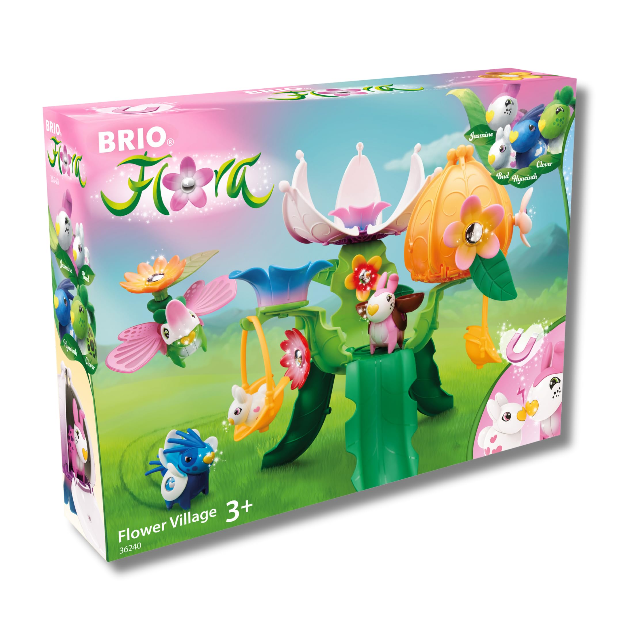 BRIO FLORA - Il villaggio dei fiori Premium Set | Giocattolo per Bambini 3+ Anni| Giochi Bambina E Bambini | Playset di gioco libero per stimolare la fantasia | Regalo Bambina 3 Anni E Più