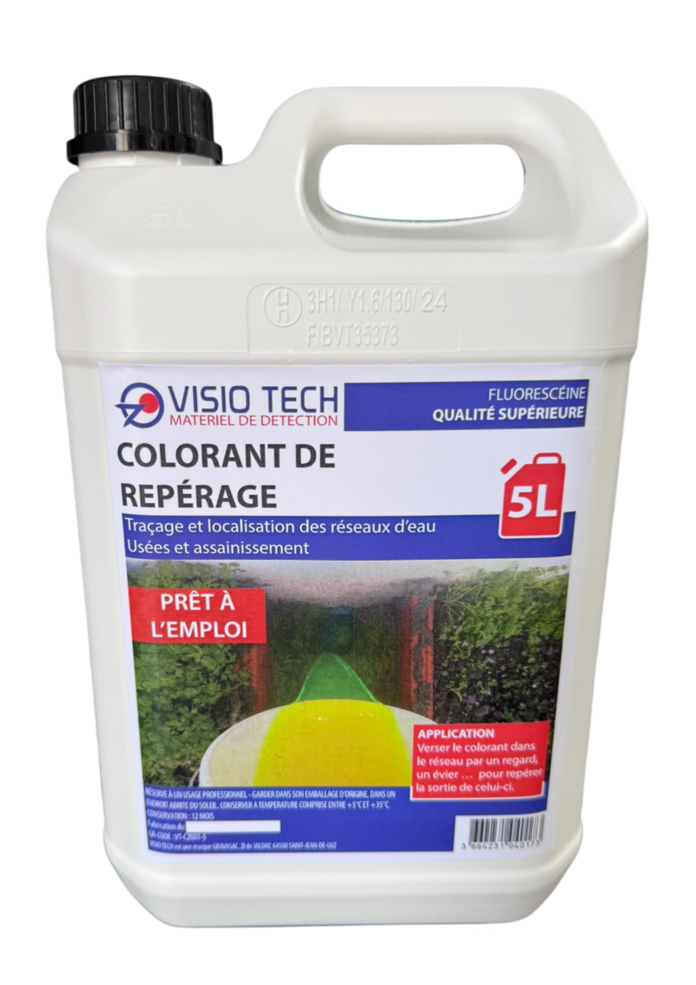 Fluoresceina 5L, listo para usar.