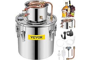 VEVOR Electric Alcohol Distiller Kit - 8 Gal/30 L Stainless Steel Alcohol...