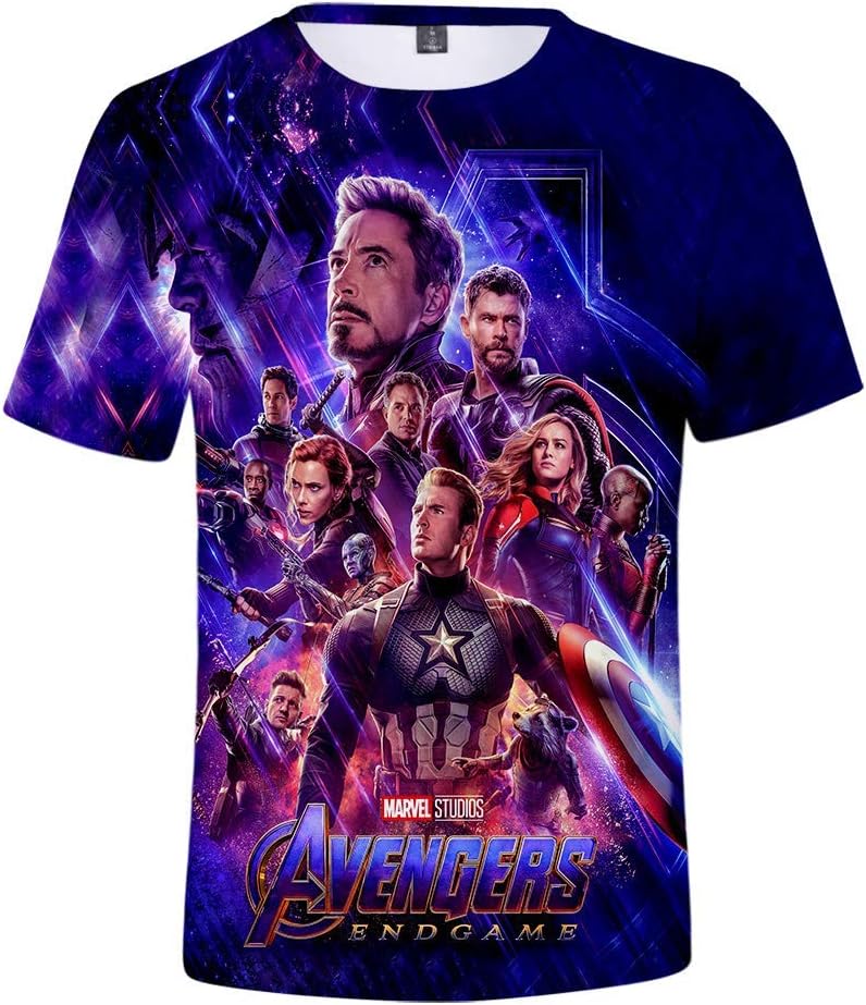 Adult 3D Avenger's Endgame Commemorate T-Shirt, Hoodie, Baseball Uniforms,Swimming Trunk,Jogging Pants TStyle2 M
