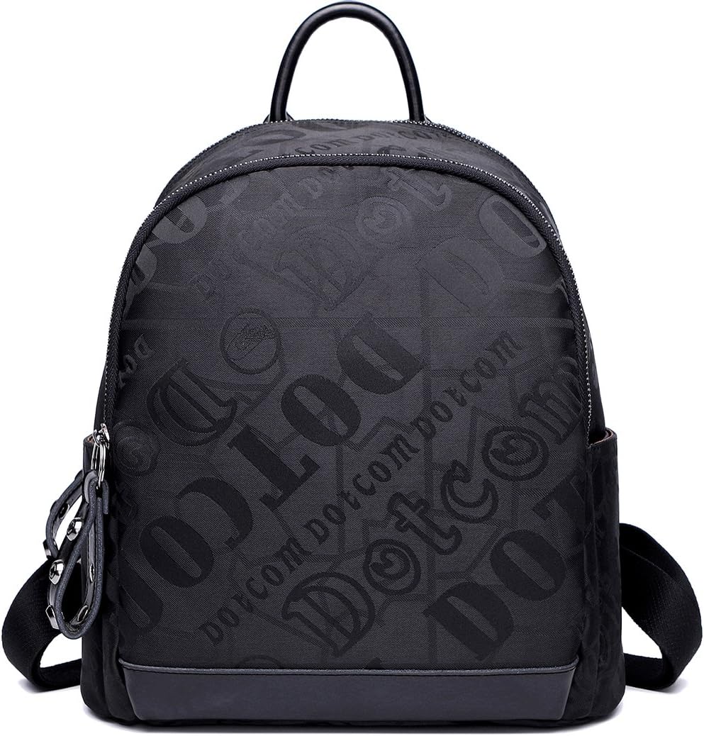 new style leisure Large Capacity Travel Bags canvas Backpacks for women L434 (BLACK)