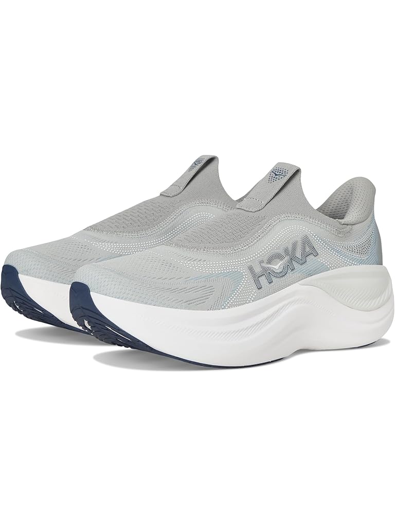 Gray Hoka Skyward Laceless