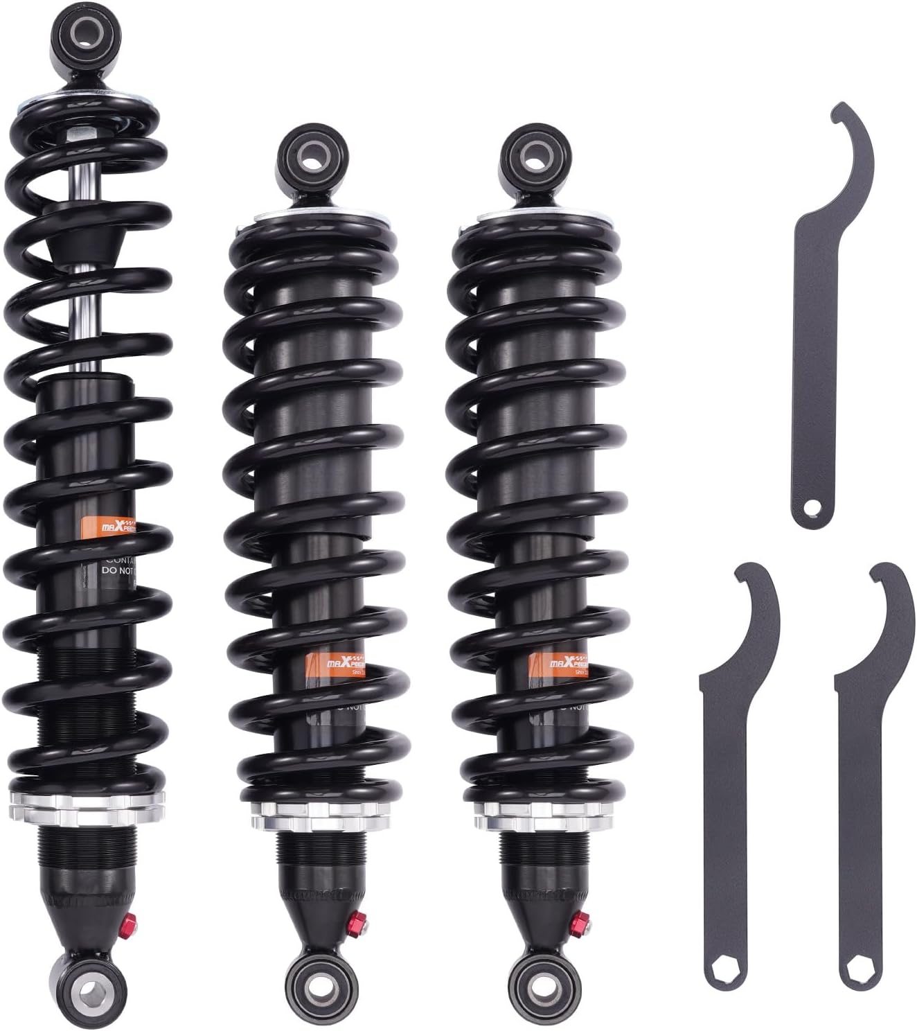 maXpeedingrods 3 Pcs Shocks for Honda FourTrax Rancher ES TRX350TE 2x4 2000-2006, for Honda FourTrax Rancher ES 4x4 2000-2006, for FourTrax Rancher TRX350TM 2x4 2000-2006, 2PCS Front & 1 PC Rear