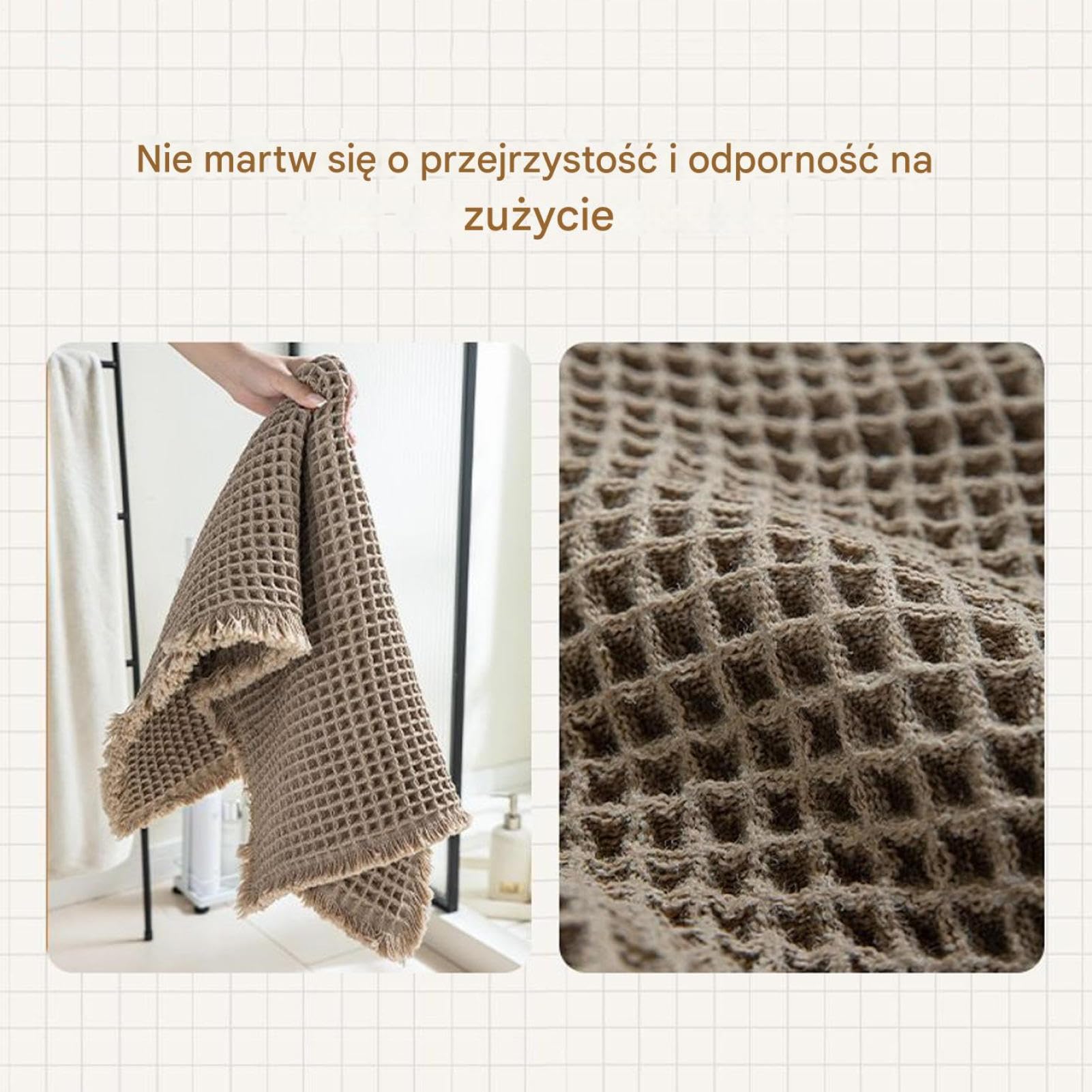 Non Slip Bathroom Rug, Bath Mat Shower Carpet, Quick Dry Waffle Design Machine Washable, Ultra Absorbent Comfort, for Home Decor for Tub Floor Kitchen Apartment Entryway and Modern Living