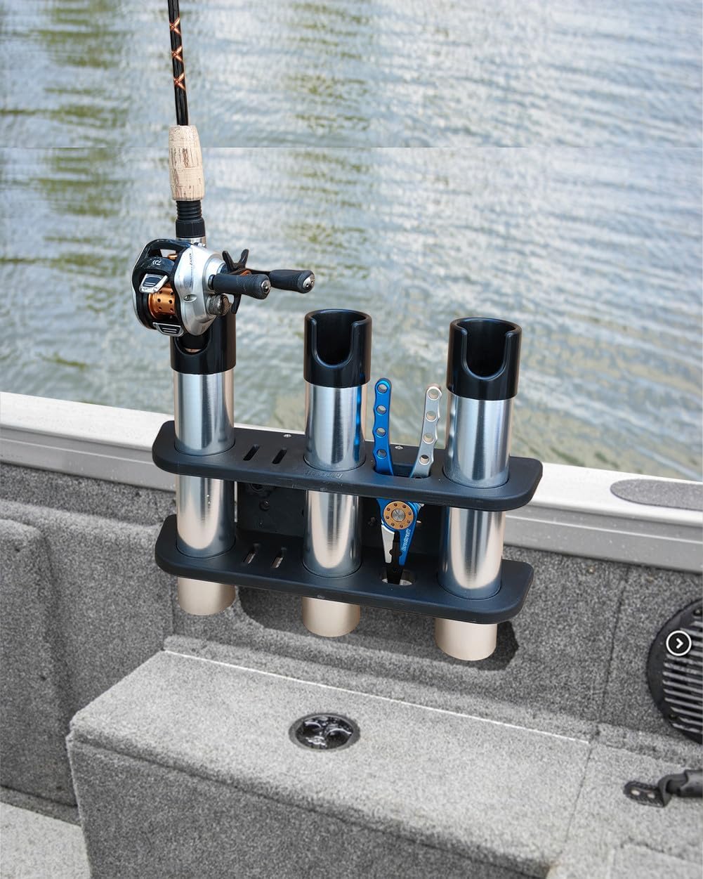 Brocraft Rod Holder for Crestliner Suremount - 3 Rod Storage