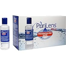 Purilens Plus Preservative-Free Contact Lens Saline 120ml (4 fl. oz.) 12 Pack