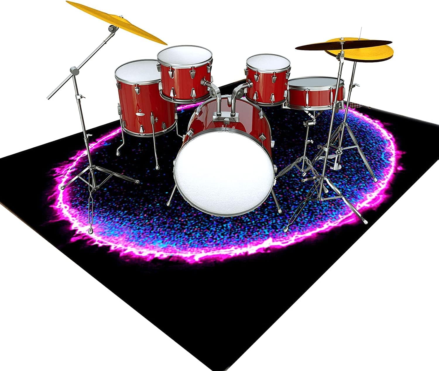 MCTEST Universal Soundproof Drum Carpet, Electronic Drum