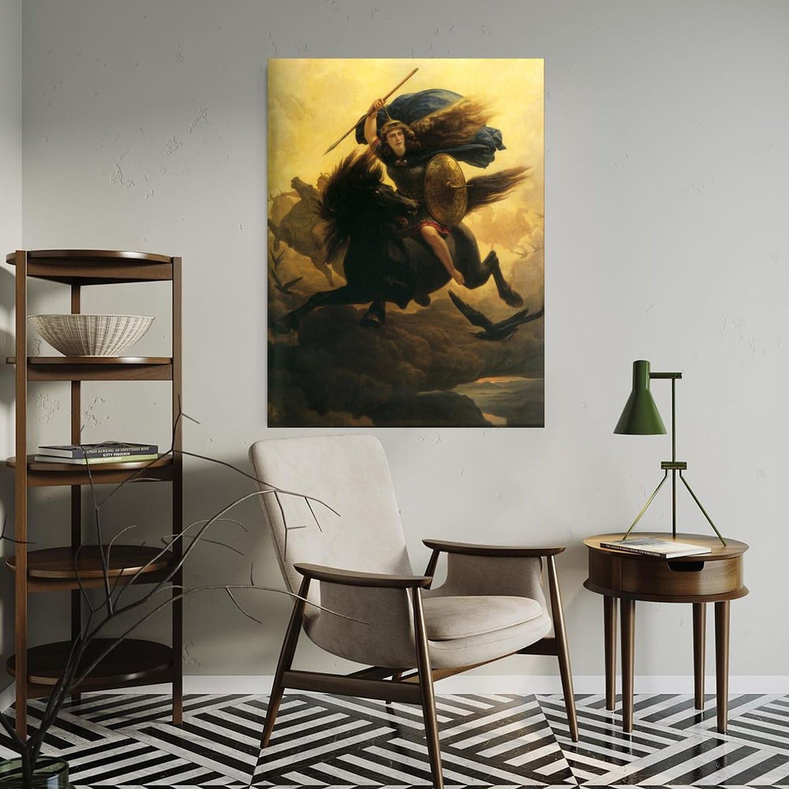 Amazon.com: DKHGIDBS Peter Nicolai Arbo's Valkyrie Poster Vintage