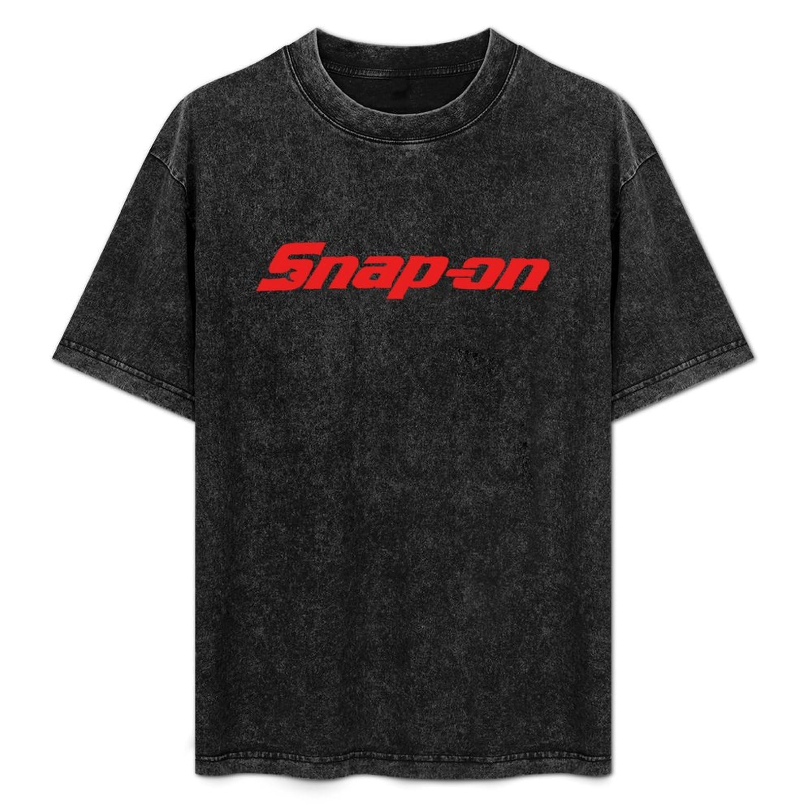 Saturnin&Pd Unisex Black Fashionable Men's Retro T-Shirt Snap-On Tools Cotton T-Shirt Xl